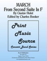 March From Second Suite In F Concert Band sheet music cover